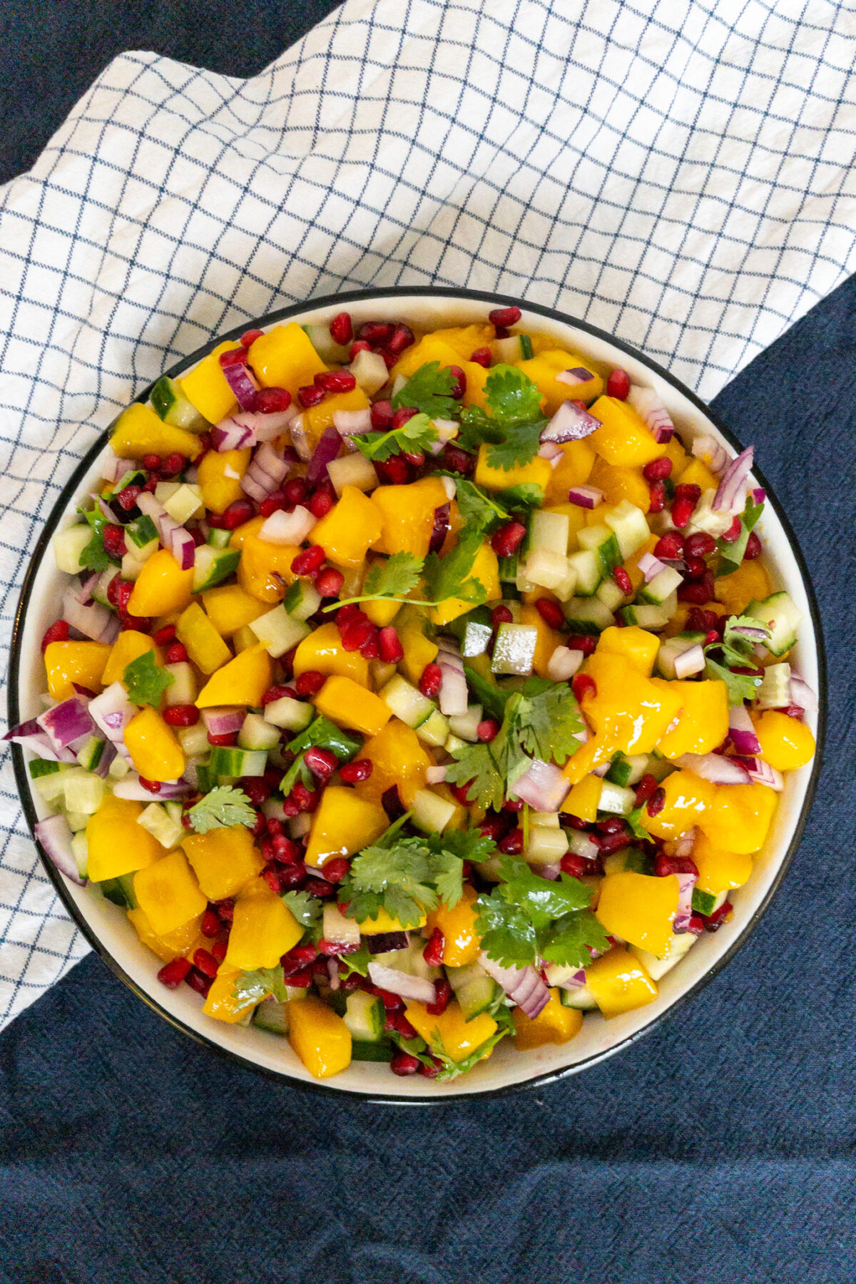 Mango granaatappel salsa